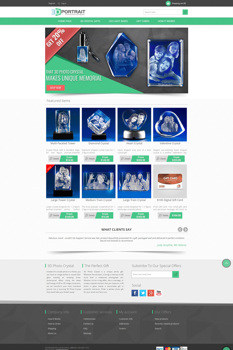 Banner Ad Design by JustACreative1 for 3D Portrait Pty Ltd | Design #7843949