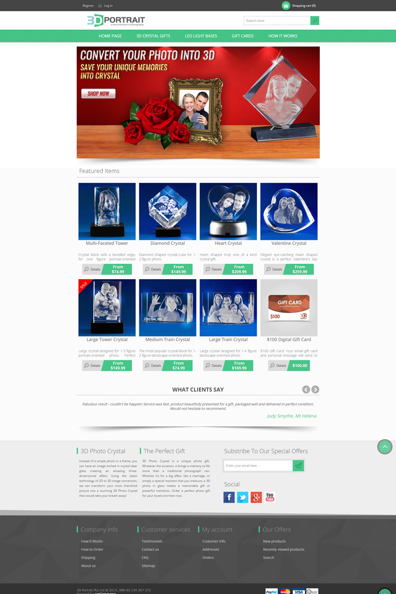 Banner-Design von JustACreative1 für 3D Portrait Pty Ltd | Design #7893390