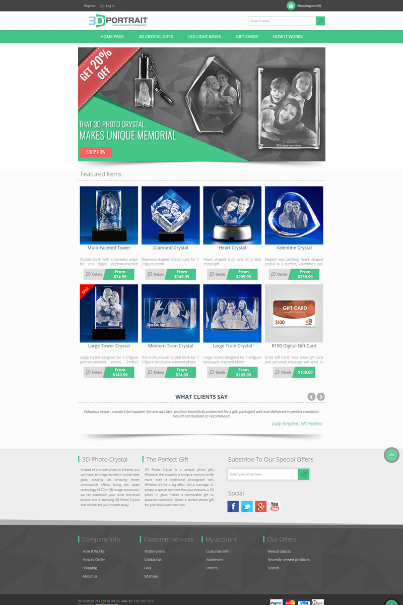 Diseño De Banner Publicitario por JustACreative1 para 3D Portrait Pty Ltd | Diseño #7893413