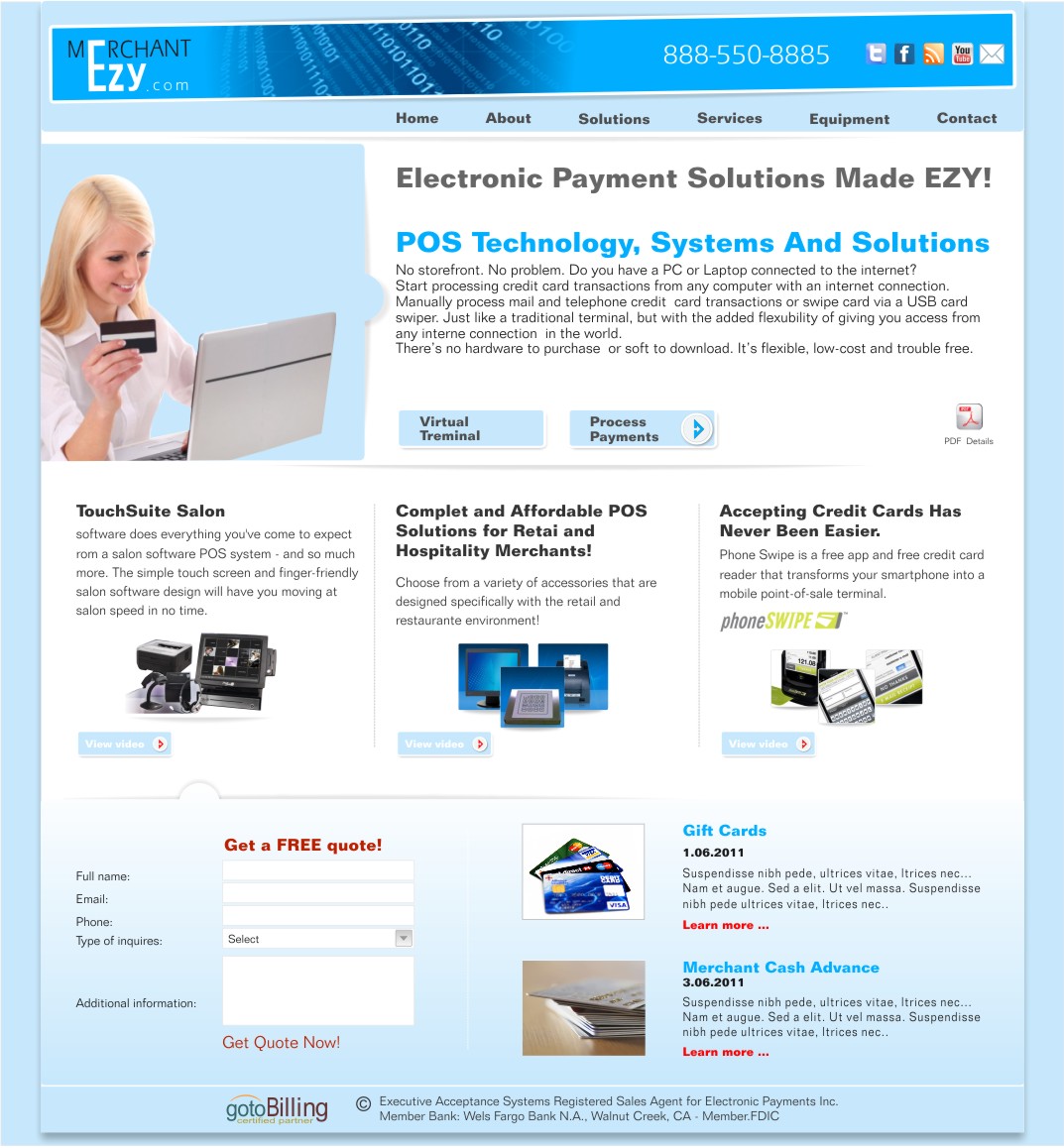 Web Design by Oxana for this project | Design #400412