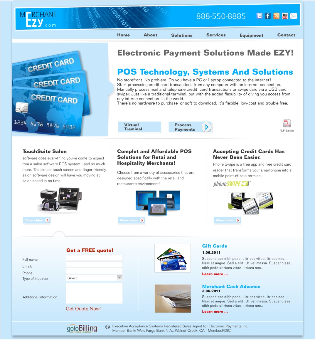 Diseño Web por Oxana para este proyecto | Diseño #400413