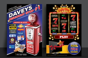 PROMO OF DAVEYS BP GAS STATION & CASINO | Diseño de Flyer por Souvik Roy (Alex Pro)