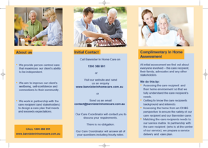 Flyer Design by ccin for Bannister In Home Care | Design: #1910229