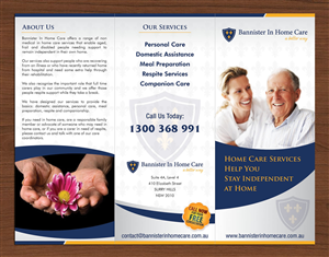 Flyer Design by Sbss for Bannister In Home Care | Design: #1905052