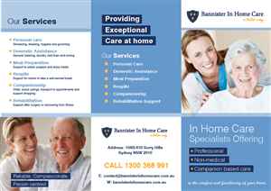 Flyer Design by rkailas for Bannister In Home Care | Design: #1917776