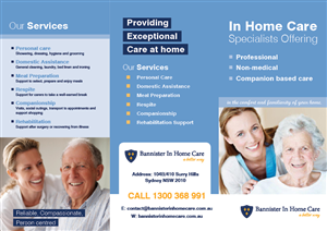 Flyer Design by rkailas for Bannister In Home Care | Design: #1917846