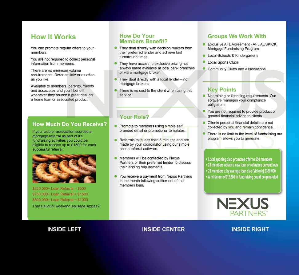 Brochure Design by designgreen for Nexus Partners | Design #1900047