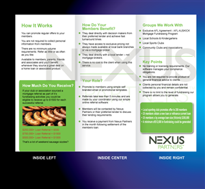 Brochure Design by designgreen for Nexus Partners | Design: #1900047