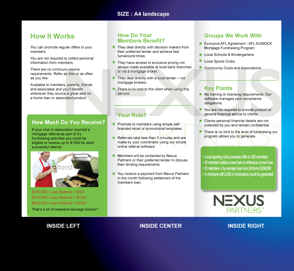 Brochure Design by designgreen for Nexus Partners | Design #1927800