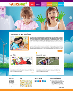 Diseño Web por Xclusive Designers para Glow stuff | Diseño: #7654147