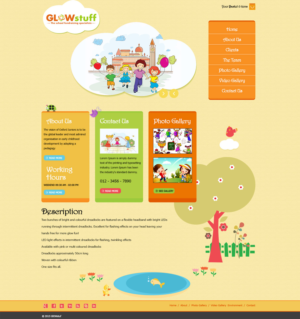 Web Design par Xclusive Designer pour Glow stuff | Design #7654162