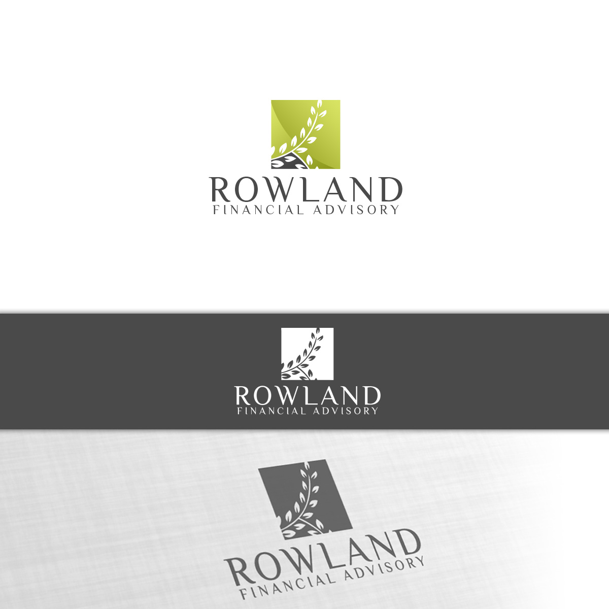 Logo Design by logo_s for Rowland Financial Advisory | Design #1908551
