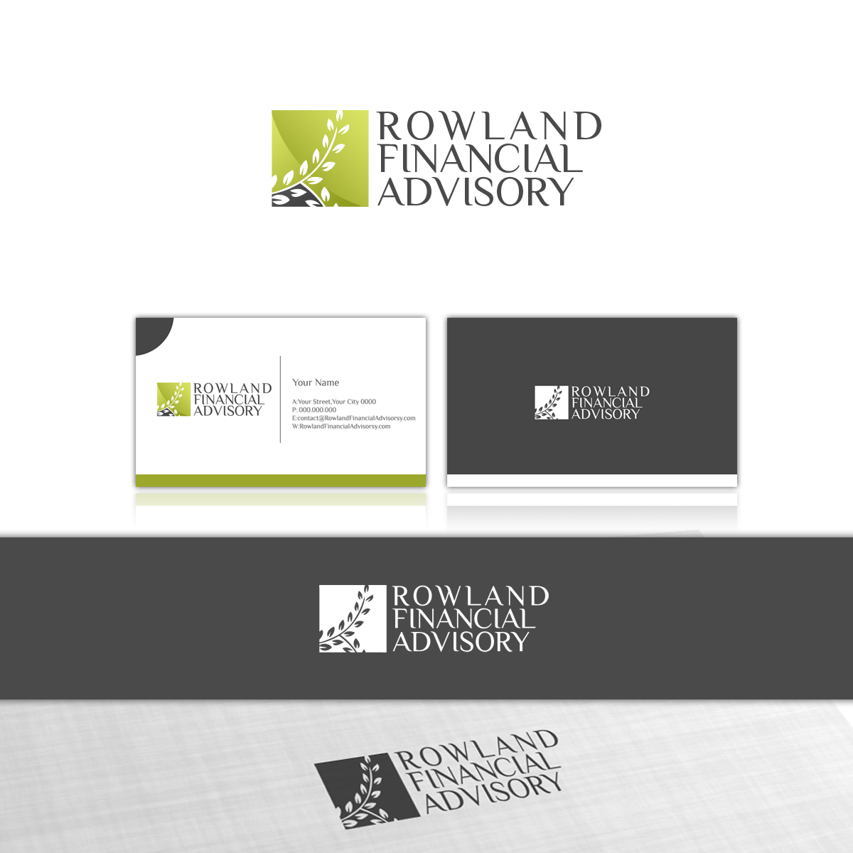 Logo Design by logo_s for Rowland Financial Advisory | Design #1919025