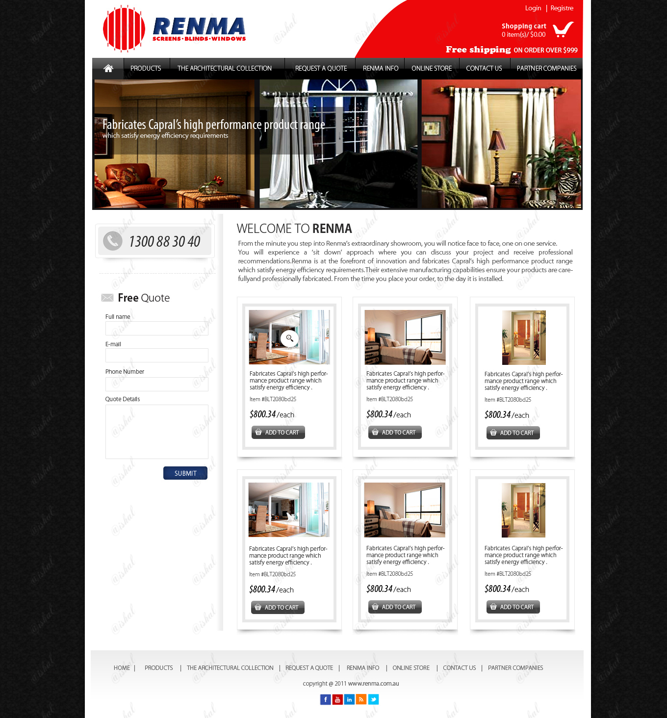 Web Design by vishal for Renma  | Design #1907785