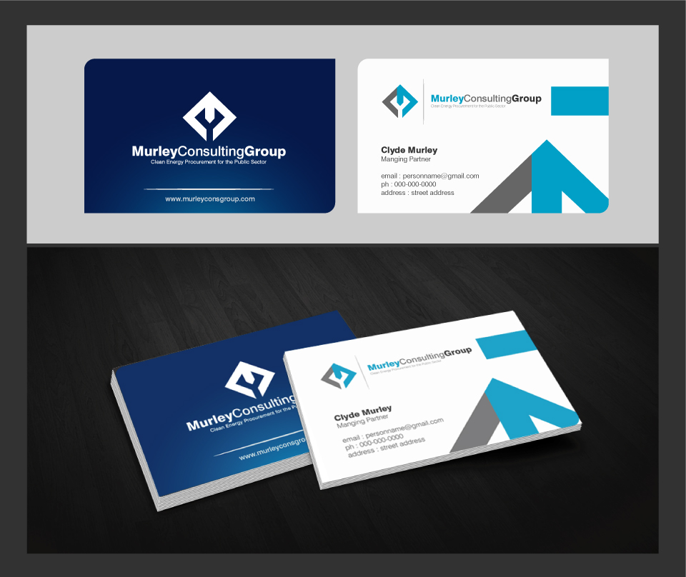 Business Card Design by ideaz2050 for Murley Consulting Group | Design #1897857