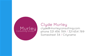 Business Card Design by Sil for Murley Consulting Group | Design #1900562