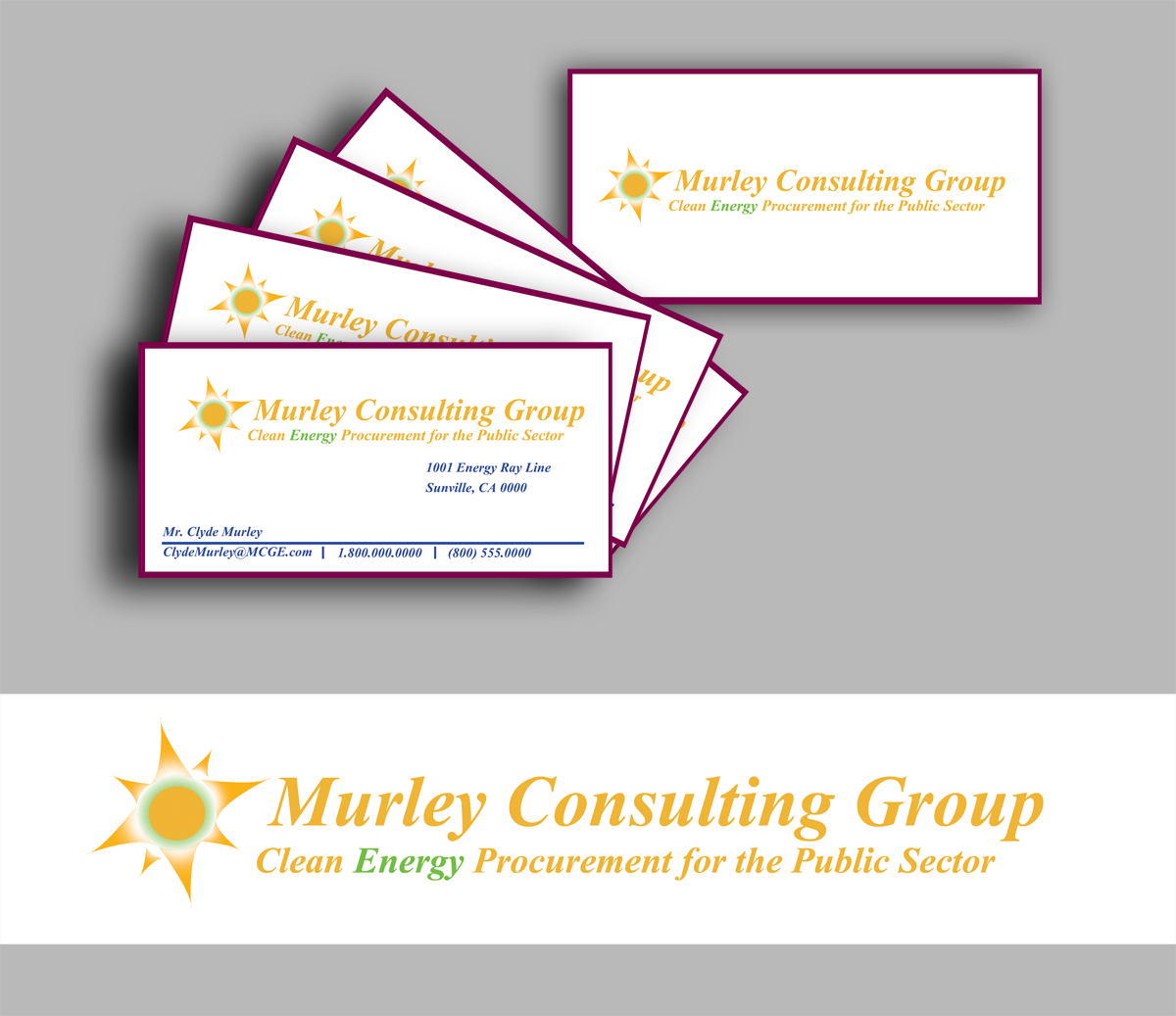 Visitenkarten-Design von RBLee für Murley Consulting Group | Design #1901282
