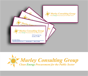 Business Card Design by RBLee for Murley Consulting Group | Design #1901282