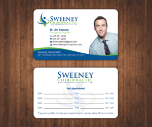 Business Card Design by Stylez Designz for Sweeney Chiropractic | Design: #7811173