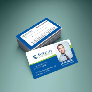 Diseño de Tarjeta de Presentación por maris_e para Sweeney Chiropractic | Diseño: #7689417
