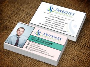 Visitenkarten-Design von Nilu für Sweeney Chiropractic | Design: #7664920