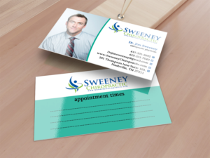 Design de Carte de Visite par Nilu pour Sweeney Chiropractic | Design : #7677672