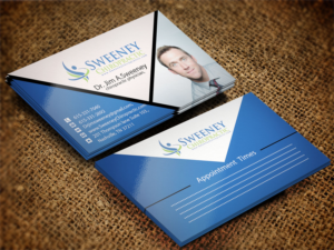 Business Card Design by Nilu for Sweeney Chiropractic | Design: #7677688