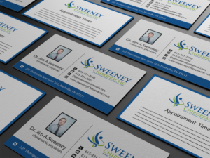 Business Card Design by Nilu for Sweeney Chiropractic | Design: #7677696