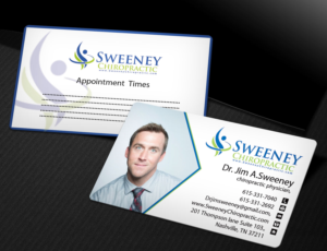 Business Card Design by Nilu for Sweeney Chiropractic | Design: #7677699
