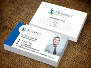 Business Card Design by Nilu for Sweeney Chiropractic | Design: #7677709