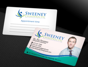 Business Card Design by Nilu for Sweeney Chiropractic | Design: #7677710