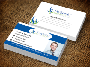 Diseño de Tarjeta de Presentación por Nilu para Sweeney Chiropractic | Diseño: #7677718