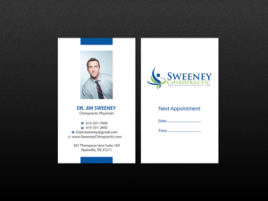 Business Card Design by Creations Box 2015 for Sweeney Chiropractic | Design: #7687063