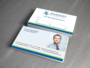 Visitenkarten-Design von Creations Box 2015 für Sweeney Chiropractic | Design: #7687072