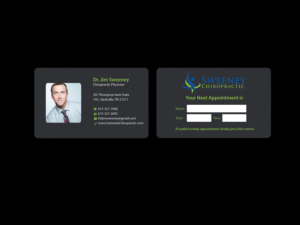 Visitenkarten-Design von Creations Box 2015 für Sweeney Chiropractic | Design: #7687074