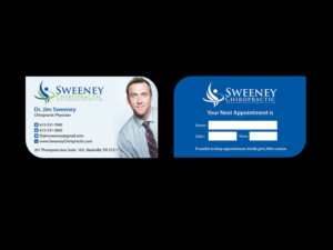 Visitenkarten-Design von Creations Box 2015 für Sweeney Chiropractic | Design: #7687076