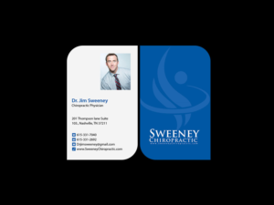 Visitenkarten-Design von Creations Box 2015 für Sweeney Chiropractic | Design: #7687077