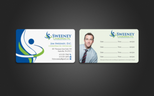 Diseño de Tarjeta de Presentación por chandrayaan.creative para Sweeney Chiropractic | Diseño: #7677914