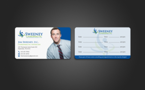 Business Card Design by chandrayaan.creative for Sweeney Chiropractic | Design: #7677915