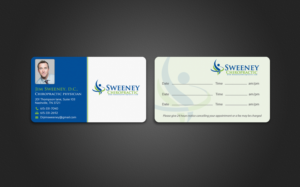 Visitenkarten-Design von chandrayaan.creative für Sweeney Chiropractic | Design: #7677919