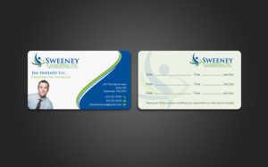 Diseño de Tarjeta de Presentación por chandrayaan.creative para Sweeney Chiropractic | Diseño: #7678384
