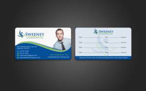 Visitenkarten-Design von chandrayaan.creative für Sweeney Chiropractic | Design: #9475457