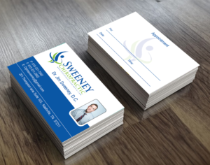 Diseño de Tarjeta de Presentación por shyamalart para Sweeney Chiropractic | Diseño: #7733157