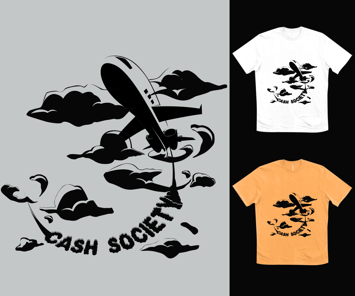 Diseño de Camiseta por aionzama para Cash Society | Diseño #1976516