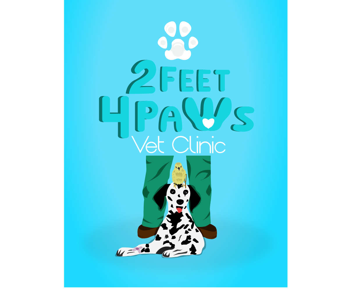 Logo Design by hAkuXer0 for 2Feet4Paws | Design #1905856
