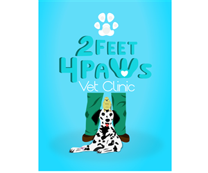 Logo Design by hAkuXer0 for 2Feet4Paws | Design: #1905856