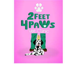 Logo Design by hAkuXer0 for 2Feet4Paws | Design: #1905863