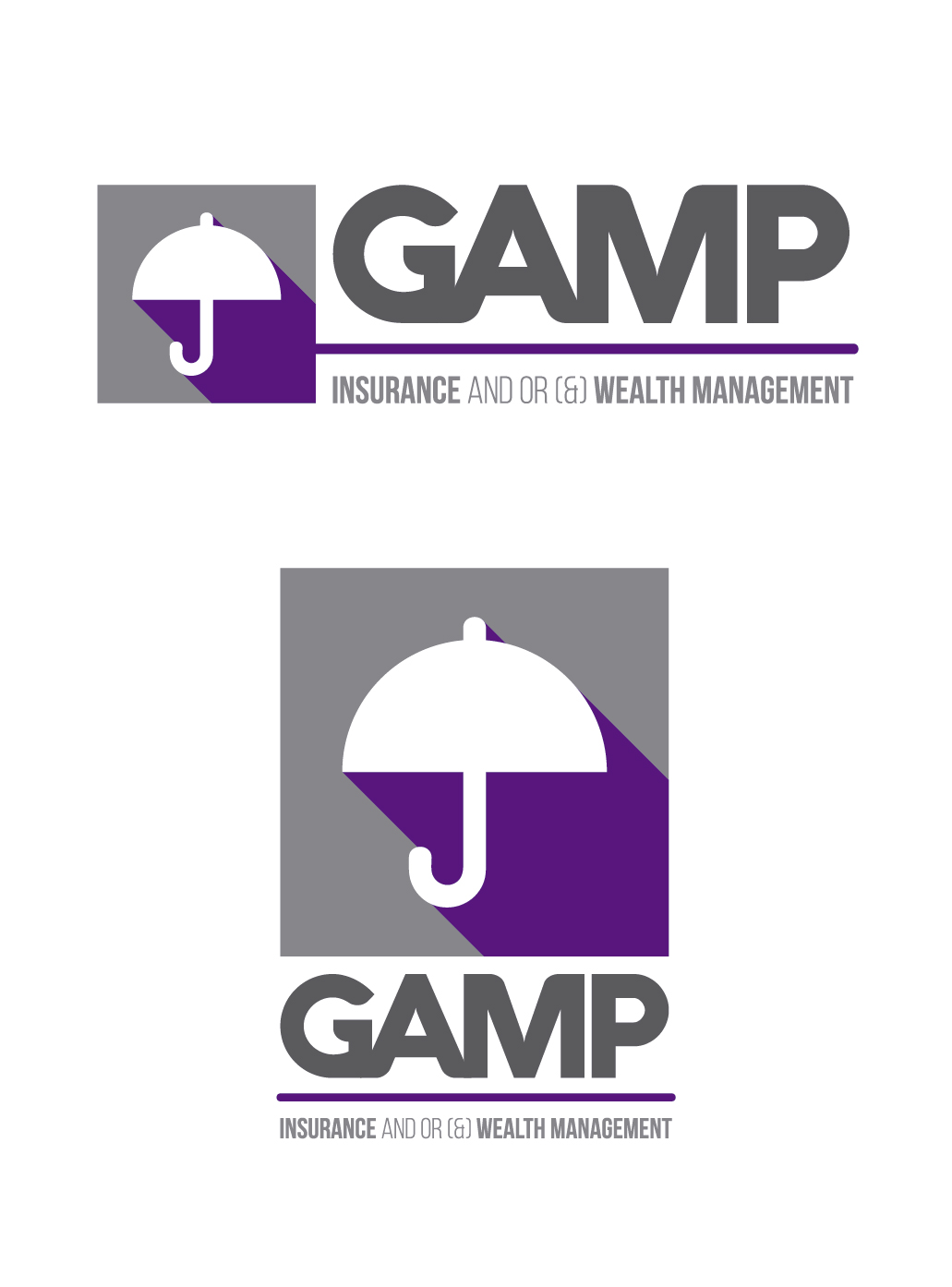 Logo Design by RFH for GAMP Insurance & Wealth Management | Design #7803803