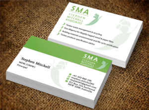 Design de Carte de Visite par Lanka Ama pour Stephen Mitchell Associates | Design : #7675305