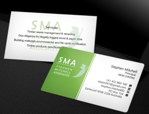 Business Card Design by Lanka Ama for Stephen Mitchell Associates | Design: #7675308